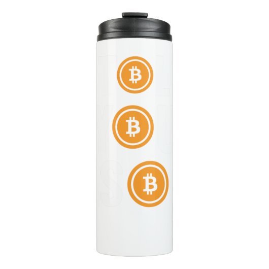 Bitmunt Cryptocurrency BTC Crypto Ethereum Gift Thermosbeker (Voorkant)