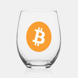 Bitmunt Cryptocurrency Logo Wijnglas Zonder Voet