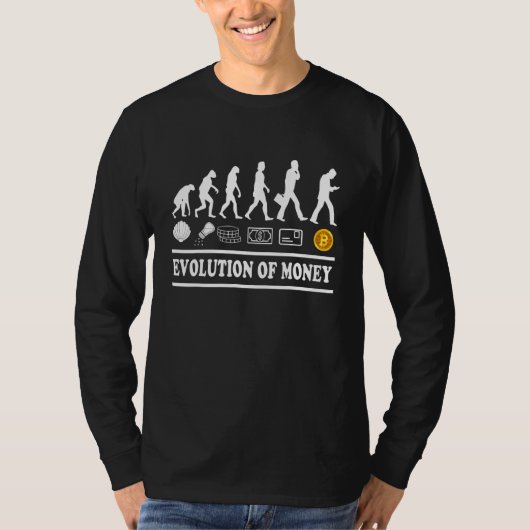 Bitmunt Evolutie van geld en cryptovaluta Appar T-shirt (Voorkant)