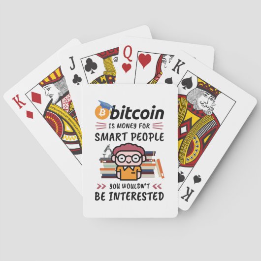 Bitmunt is geld voor slimme mensen, Crypto Nerd Pokerkaarten (Achterkant)