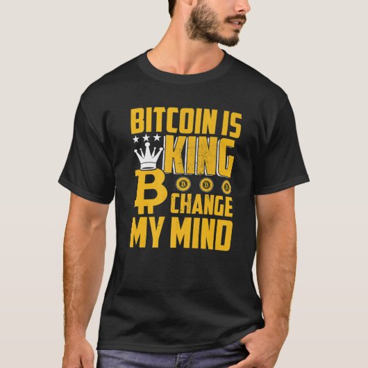 Bitmunt is King BTC Cryptocurrency Crypto T-shirt (Voorkant)