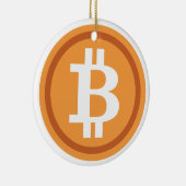 Bitmunt kerstboomversiering crypto Holiday Keramisch Ornament (Rechts)
