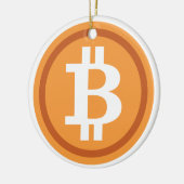 Bitmunt kerstboomversiering crypto Holiday Keramisch Ornament (Links)
