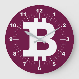 Bitmunt logo graphics business, kantoor wall grote klok