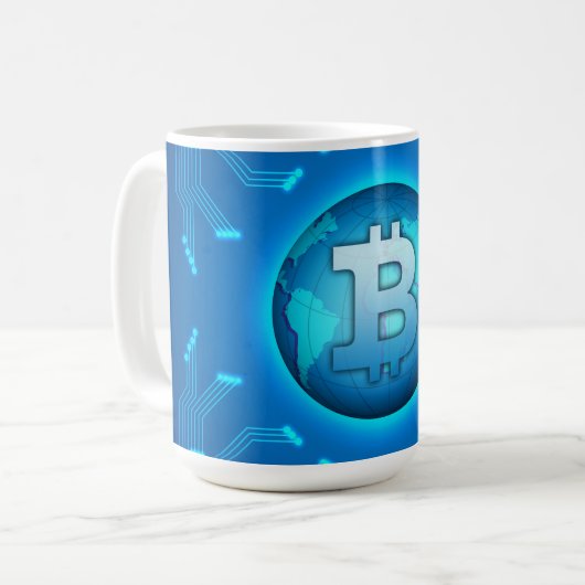 Bitmunt logo koffiemok (Voorkant links)