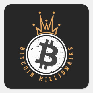 Bitmunt Millionaire Vierkante Sticker