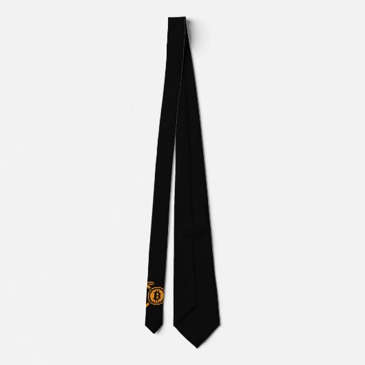 Bitmunt Miner BTC 8-bits | Necktie Stropdas (Achterkant)