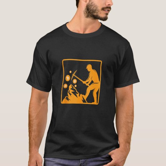 Bitmunt Miner Btc Mijnbouw Cryptocurrency Digital  T-shirt (Voorkant)