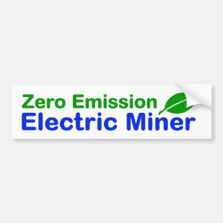 Bitmunt Nero Emission Electric Miner Bumpersticker