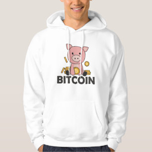 Bitmunt Piggy Bank Hodl Coins Hold Digital Hoodie