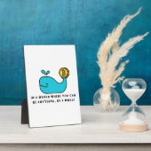 Bitmunt Whale T-Shirt Fotoplaat (Zijkant)