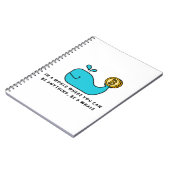 Bitmunt Whale T-Shirt Notitieboek (Linkerzijde)