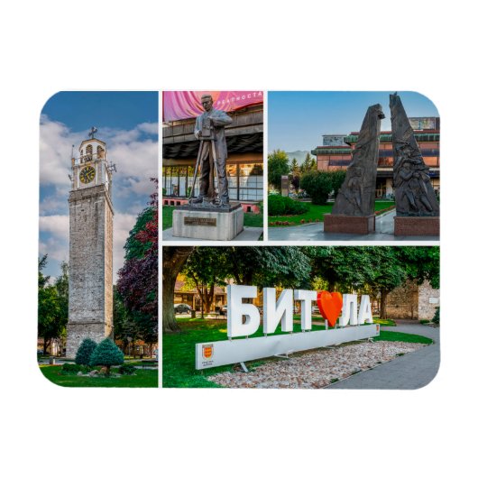 BITOLA - Magnet de Macédoine (Horizontal)