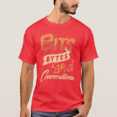 Bits, bytes t-shirt (Voorkant)