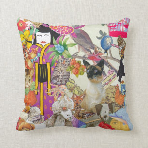 Bits en Bobs Collage 1 Pillow Kussen