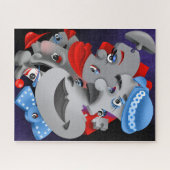 Bits et pièces - Surreal Puzzle Faces (Horizontal)