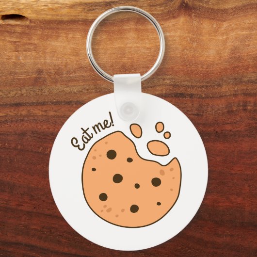 Bitten Cookie Sleutelhanger (Achterkant)