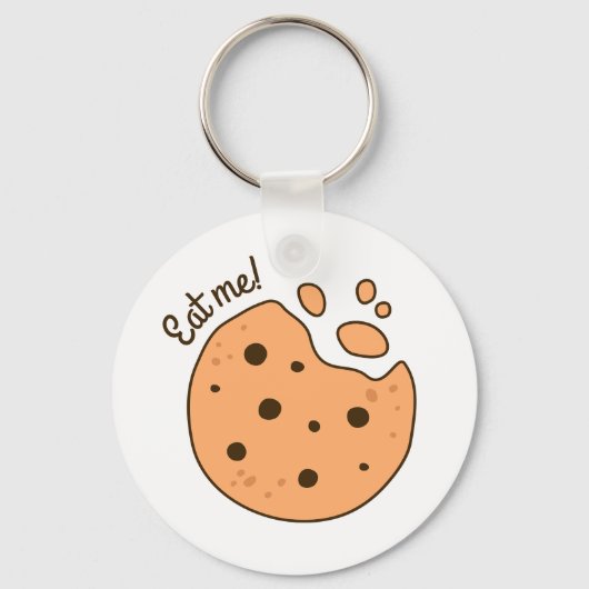 Bitten Cookie Sleutelhanger (Achterkant)