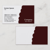 Bitten - Donkerbruin Visitekaartje (Voorkant / Achterkant)