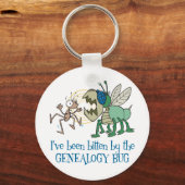 Bitten door de genealogie-bok sleutelhanger (Voorkant)