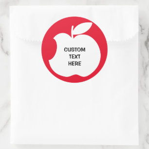 Bitten pomme stickers