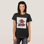 Bitten Running Apple T-shirt (Voorkant volledig)