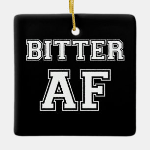 BITTER AF PINGING PONG BALL KERAMISCH ORNAMENT