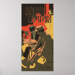 Bitter Campari door Adolfo Hohenstein Poster