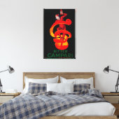 Bitter Campari  PosterEurope Canvas Afdruk (Insitu (Slaapkamer))