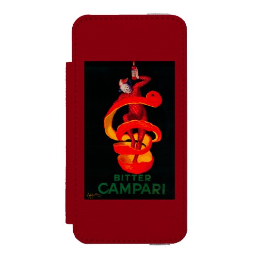 Bitter Campari PosterEurope Incipio iPhone Portemonnee Hoesje (Voorkant Agenda)