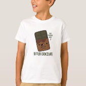 Bitter Chocolate Funny Snoep Pun T-shirt (Voorkant)