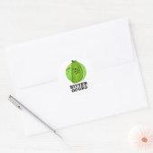 Bitter Gourd Funny Veggie Pun Ronde Sticker (Envelop)