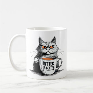 Bitter is beter - Bold Coffee Lover Quote Design Koffiemok