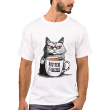 Bitter is beter - Bold Coffee Lover Quote Design