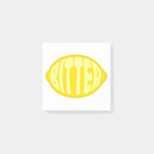 Bitter Lemon Post-it® Notes (Voorkant)