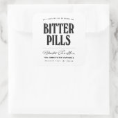 Bitter Pills - étiquette apothecaire (Sac)