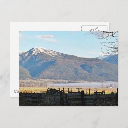 Bitterroot Mountains Briefkaart (Voorkant / Achterkant)