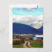 Bitterroot Mountains Parents Boerderij Briefkaart (Voorkant / Achterkant)