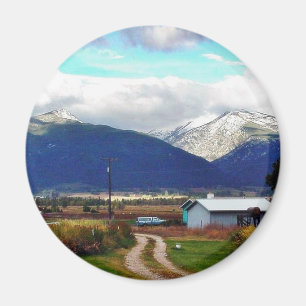 Bitterroot Mountains Parents Boerderij Magneet