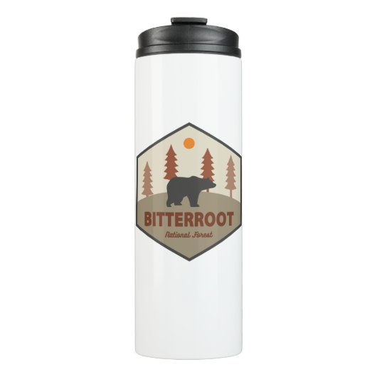 Bitterroot National Forest Beer Thermosbeker (Voorkant)