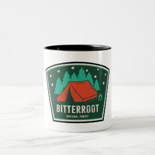 Bitterroot National Forest Camping Tweekleurige Koffiemok