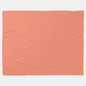 Bitters zoete effen kleur fleece deken (Voorkant (Horizontaal))