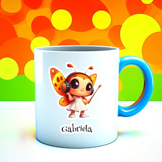 Bitty Papillon Sticker Vinyl Personnalisé