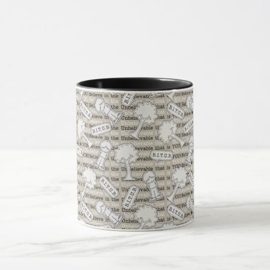 BITUB-patroon (geloof in het ongelooflijke) Mok (Midden)