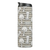 BITUB-patroon (geloof in het ongelooflijke) Thermosbeker (Geroteerd rechts)