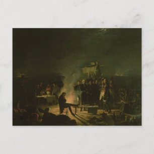 Bivouac of Napoleon I on Battlefield Battle Briefkaart