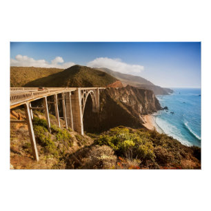 Bixby Bridge, Big Sur, California, Verenigde State Perfect Poster