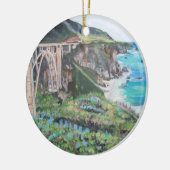 Bixby Creek Bridge -Ornament Keramisch Ornament (Links)