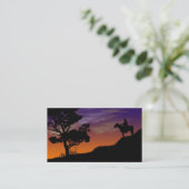 Biz Card - Sunset Hill Visitekaartje (Staand voorkant)