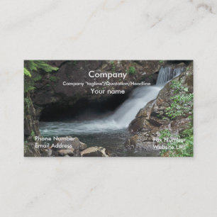  Biz-kaart met achtergrond natuur Visitekaartje